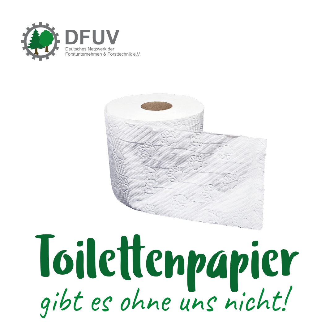DFUV-Post-Toilettenpapier-Bild Toilettenpapier durch Forstwirtschaft